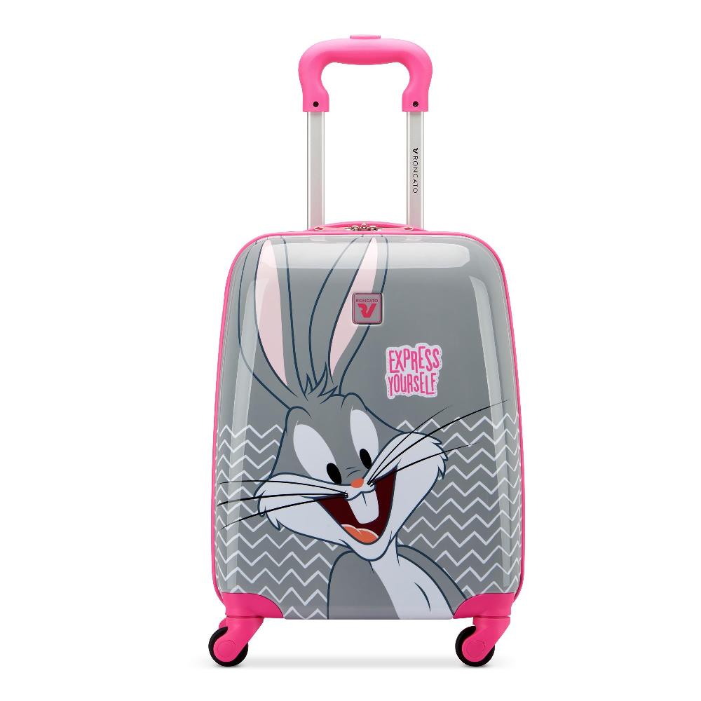 TROLLEY RONCATO CABINA BABY LOONEY TUNES BUGS BUNNY 44100102-02 GRIGIO