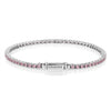 UNOAERRE BRACCIALE TENNIS IN ARGENTO E ZIRCONI ROSA 6034