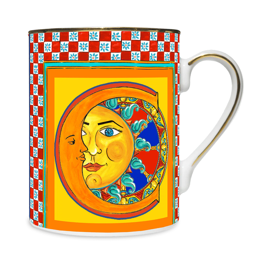 BACI MILANO MUG LETTERA C -ORTIGIA COLLECTION