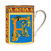 BACI MILANO MUG LETTERA F -ORTIGIA COLLECTION