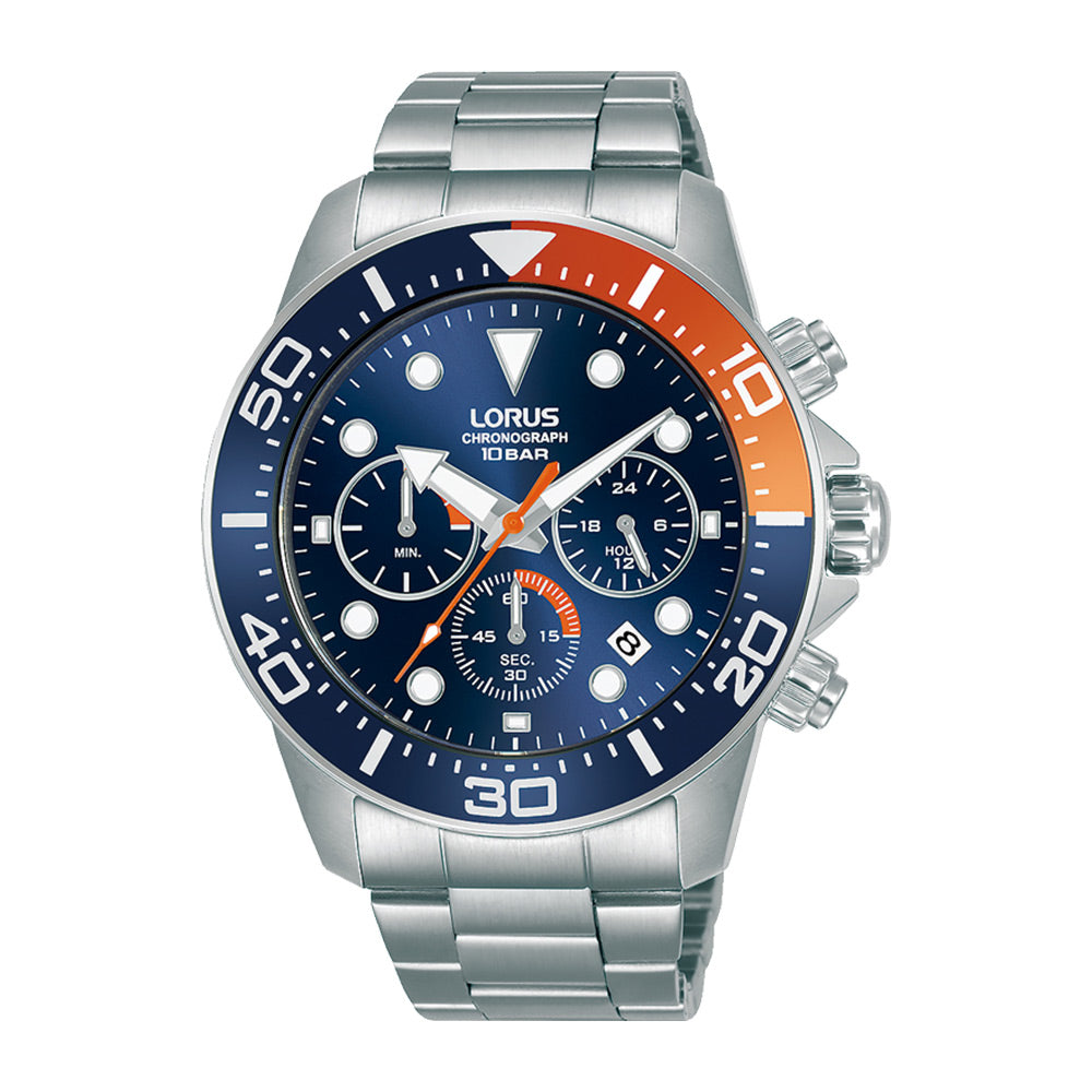 Lorus RH949RX9 Orologio Uomo Sports Diver 41mm 10ATM Lorus RH949RX9 Orologio Uomo Sports Diver 41mm 10ATM