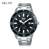 Lorus Orologio Uomo Analogico Quarzo Con Cinturino In Metallo – Cassa Acciaio, Impermeabile 100m, Quadrante Nero
