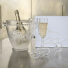 BACI MILANO SET 4 FLUTE + SECCHIELLO CHAMPAGNE -BAROQUE & ROCK ANNIVERSARY COLLECTION