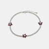 BRACCIALE IN ARGENTO 925 CON FIORI E ZIRCONI 1702321