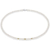 COLLANA COMETE GIROCOLLO PERLE E 3 SFERE IN ORO FWQ 349 Collana Donna Gioielli Comete Fwq 349