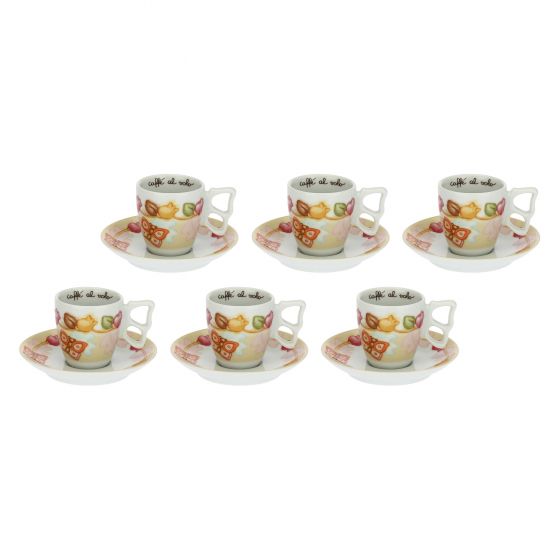 Harasgioielli THUN SET 6 TAZZINE CAFFE' GRACE - Haras Gioielli