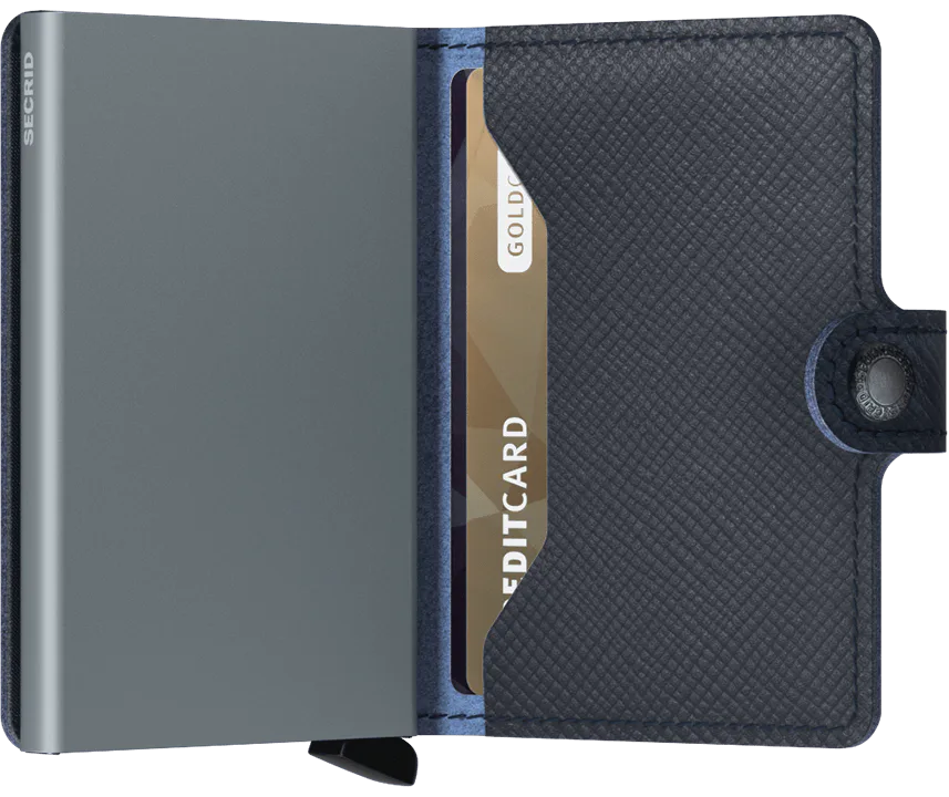 SECRID MINIWALLET SAFFIANO NAVY